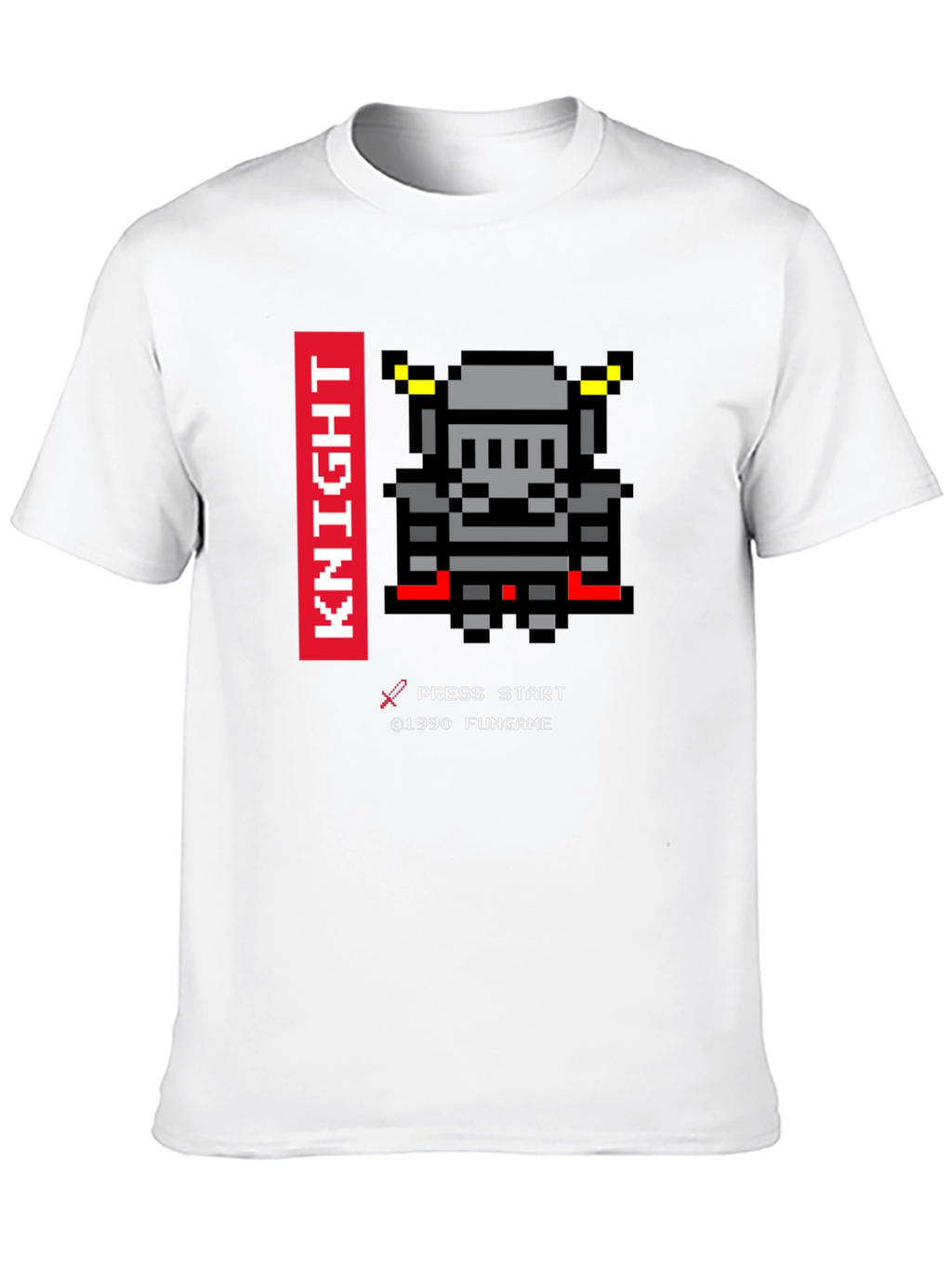 Pixel Knight T-Shirt - Retro Gaming Tee