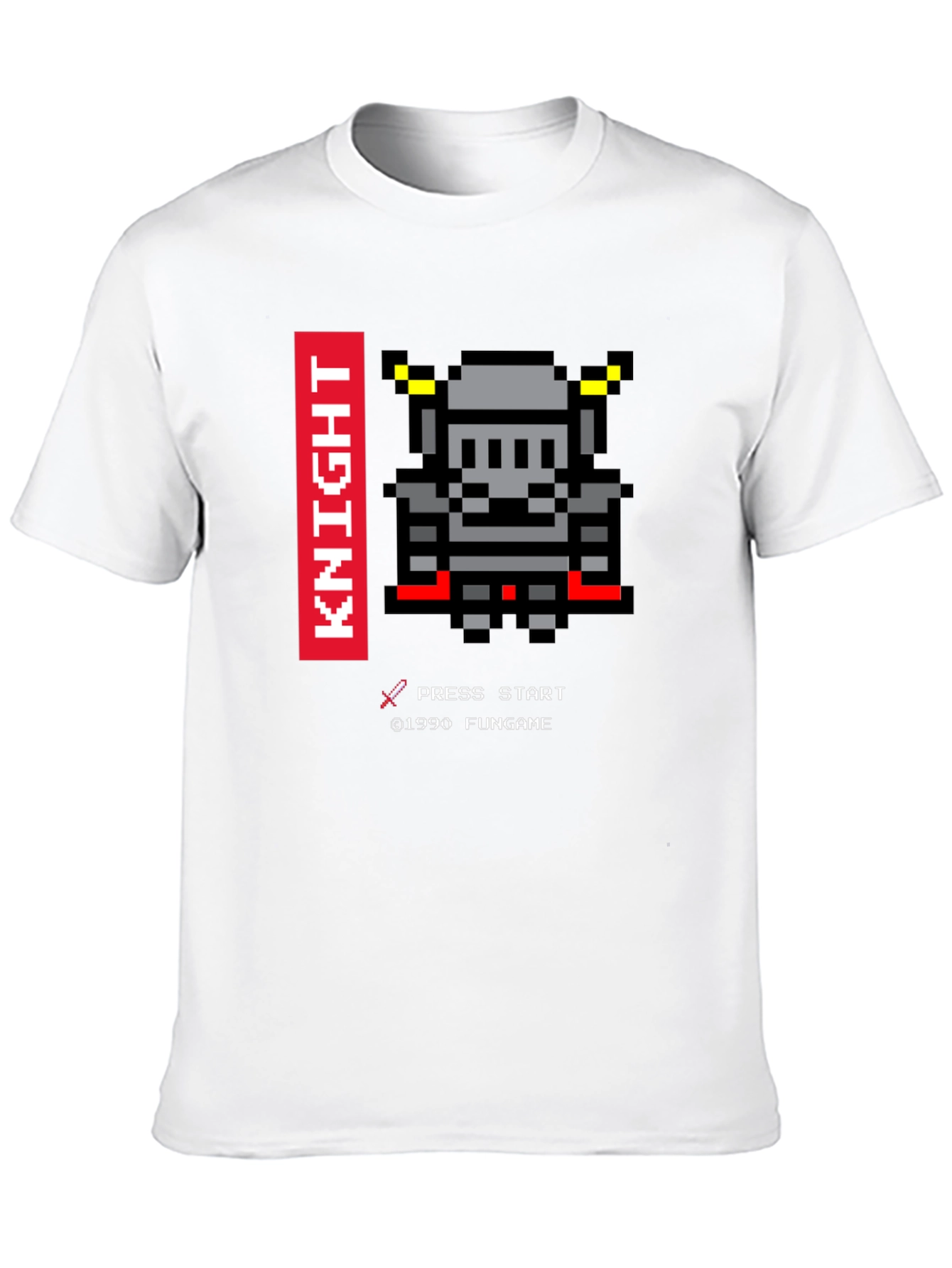 Pixel Knight T-Shirt - Retro Gaming Tee