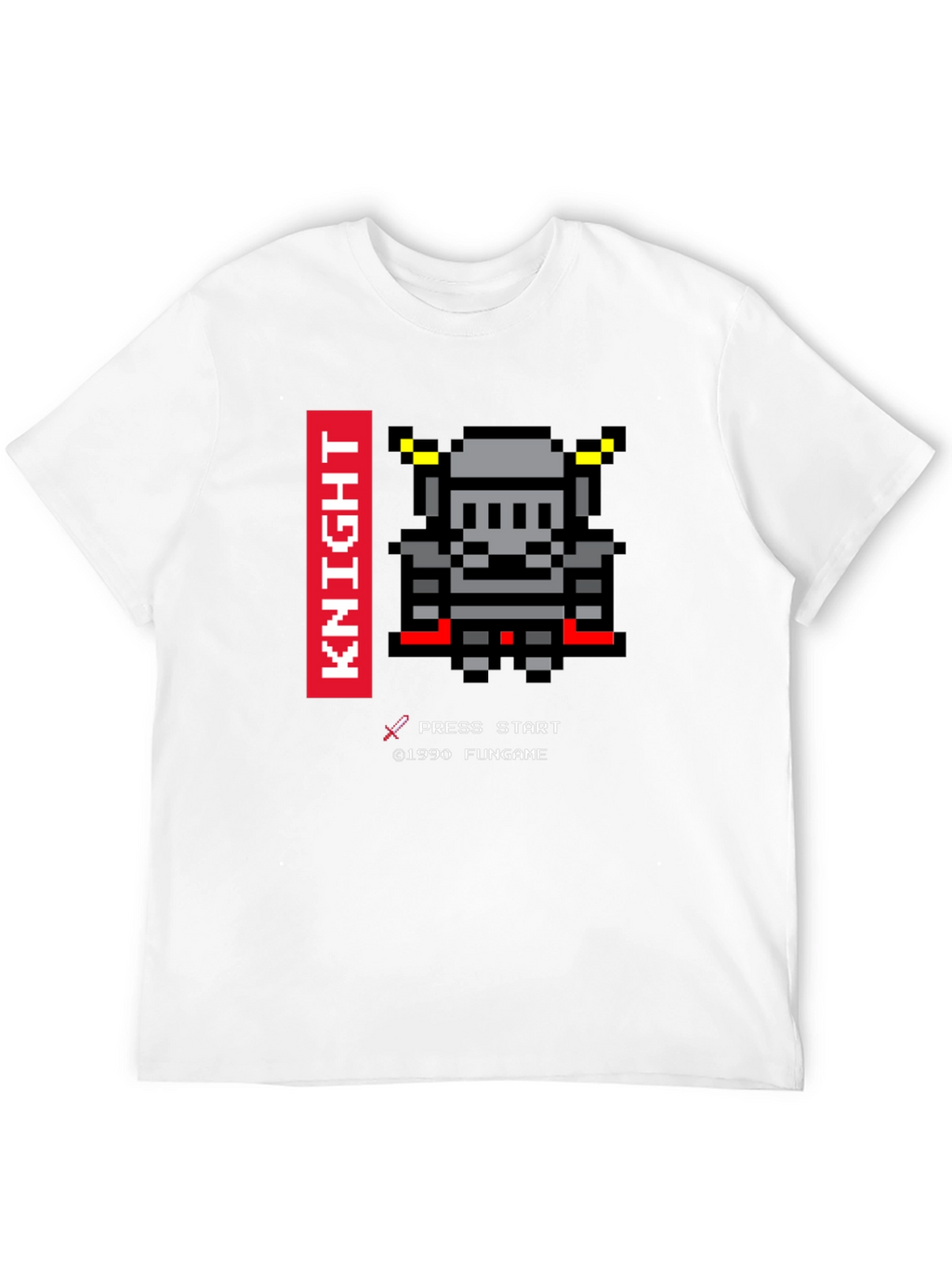 Pixel Knight T-Shirt - Retro Gaming Tee