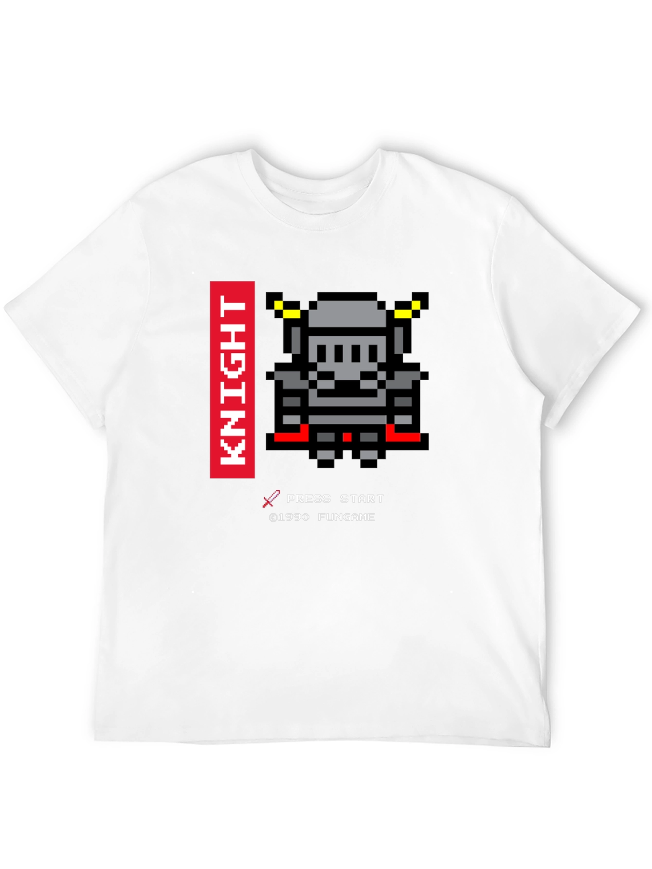Pixel Knight T-Shirt - Retro Gaming Tee