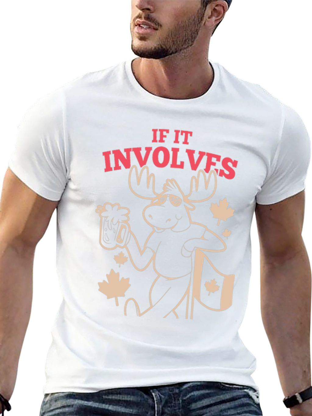 If It Involves Moose T-Shirt