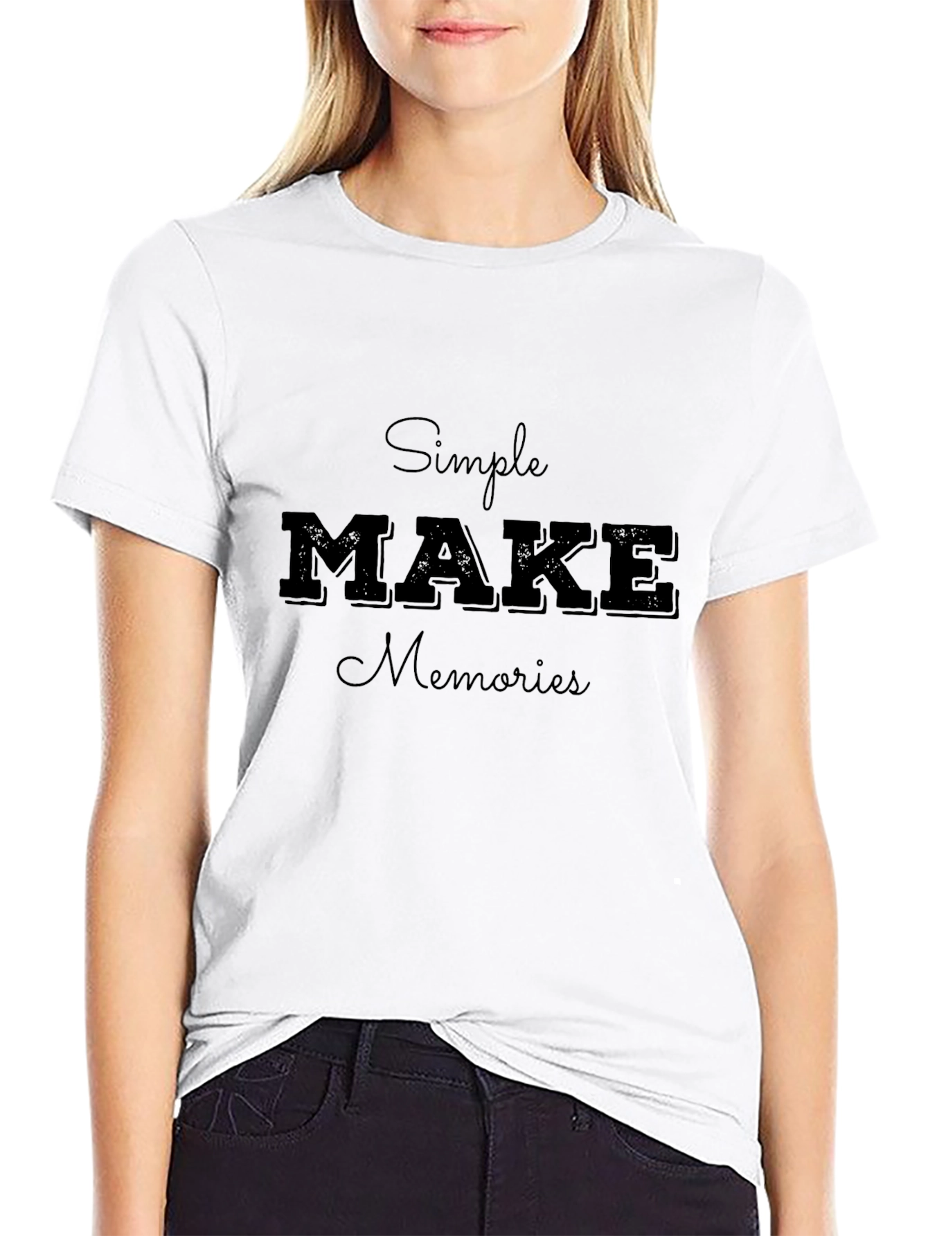 Simple Make Memories Graphic Tee