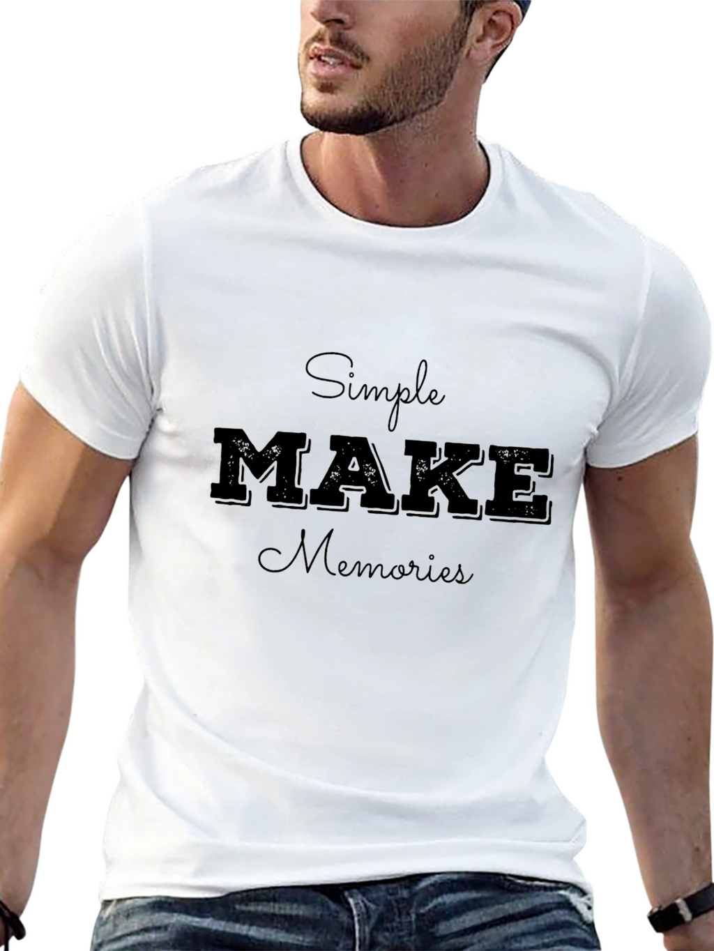 Simple Make Memories Graphic Tee