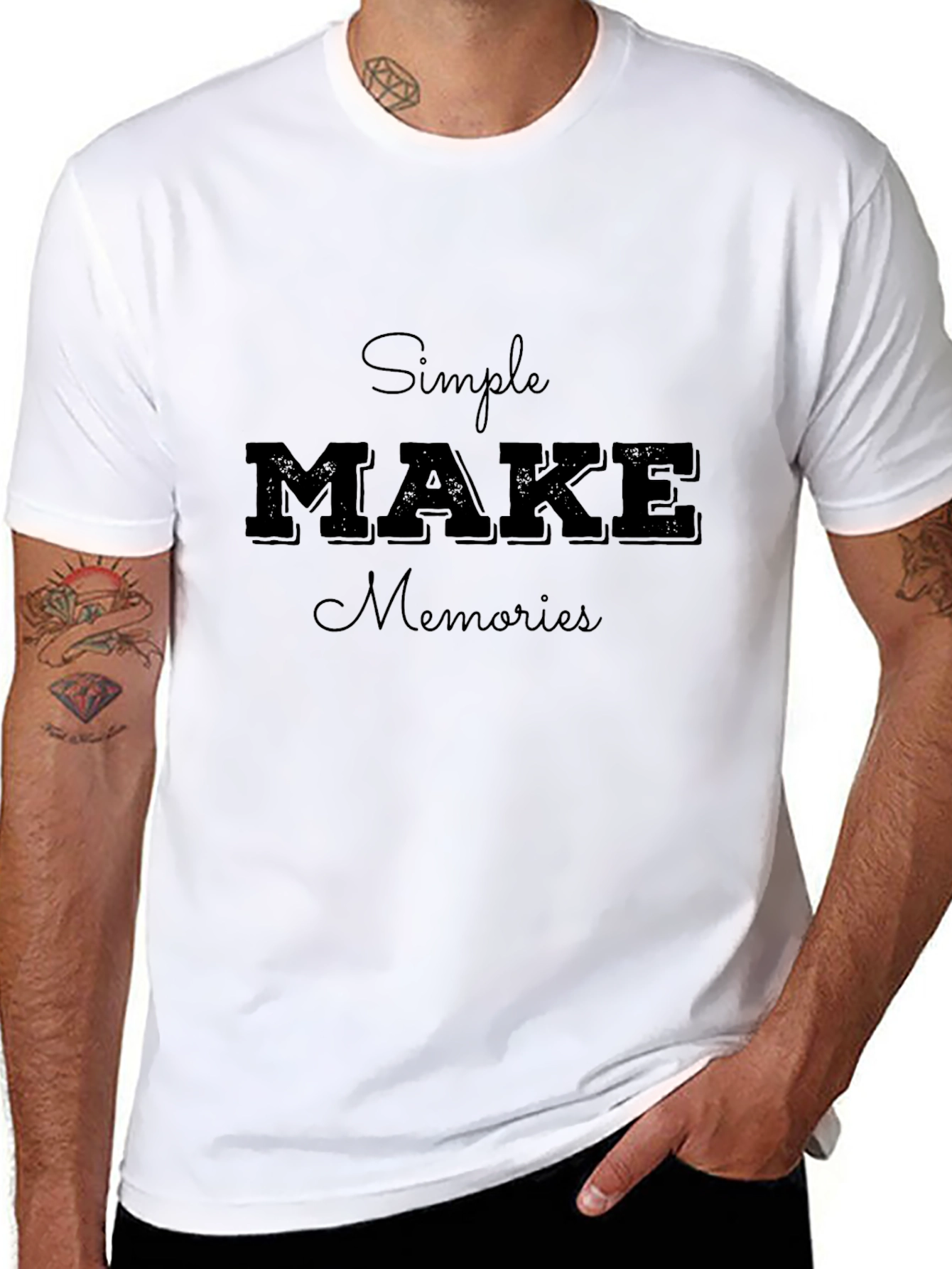 Simple Make Memories Graphic Tee