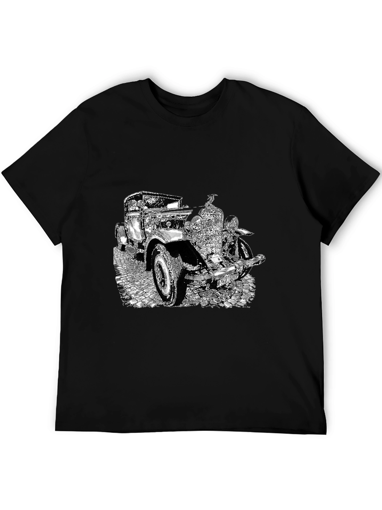 Vintage Car Graphic Tee - Classic Style