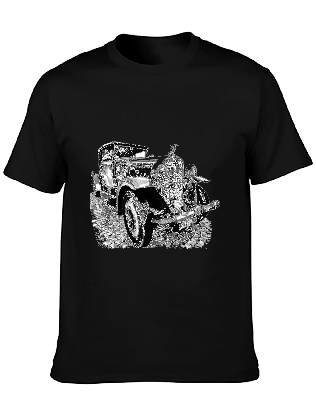 Vintage Car Graphic Tee - Classic Style