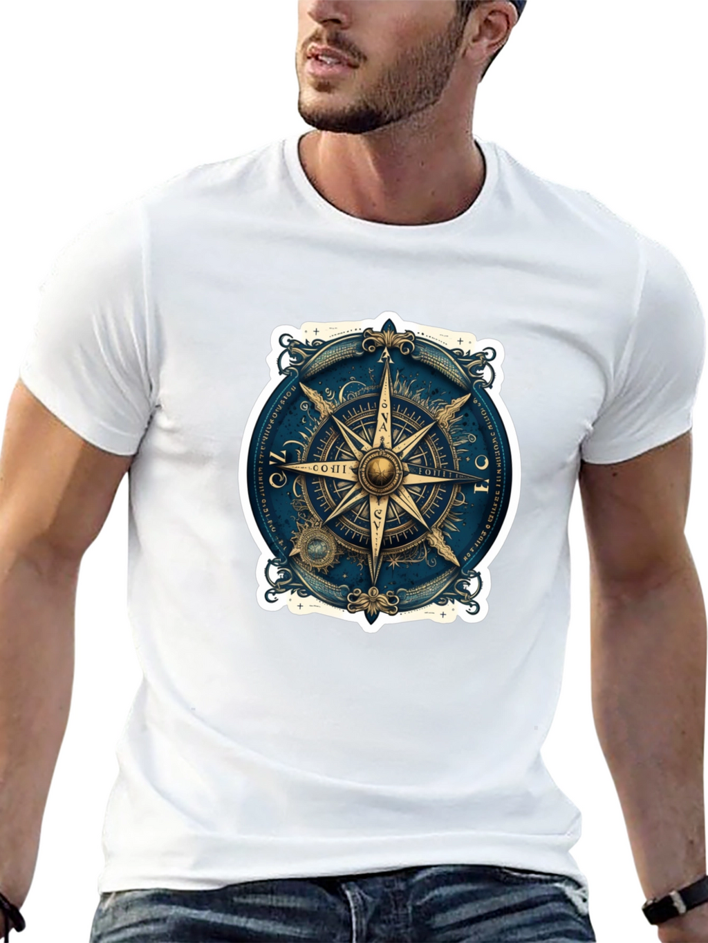 Nautical Compass Rose Graphic Tee