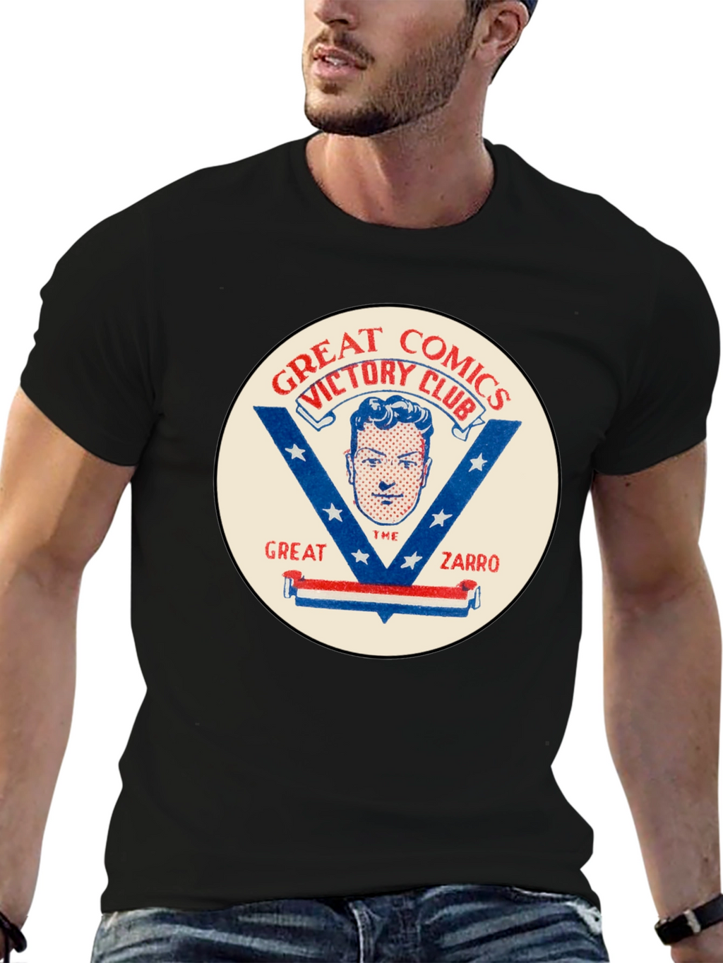 Great Comics Victory Club Black T-Shirt