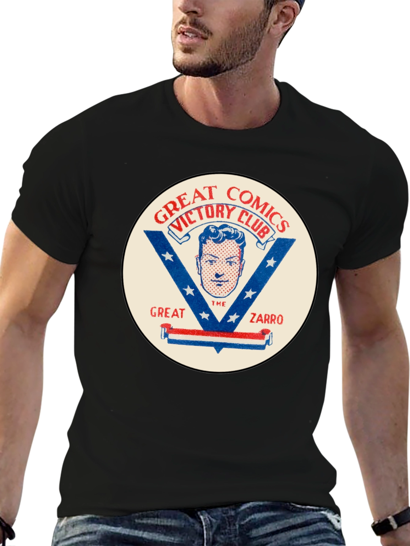 Great Comics Victory Club Black T-Shirt