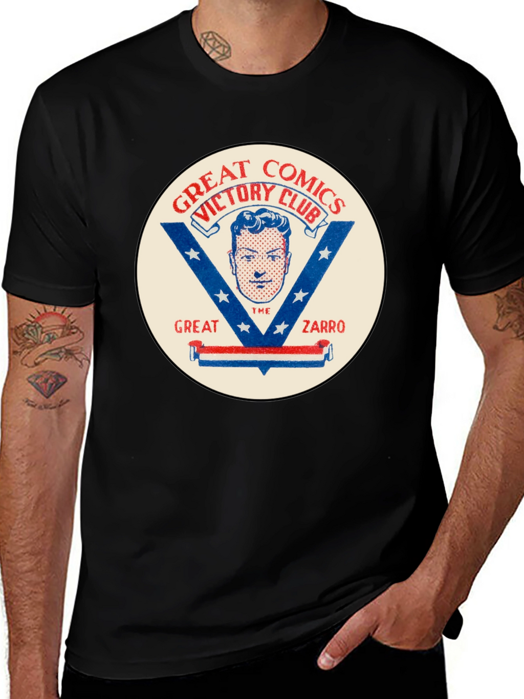 Great Comics Victory Club Black T-Shirt