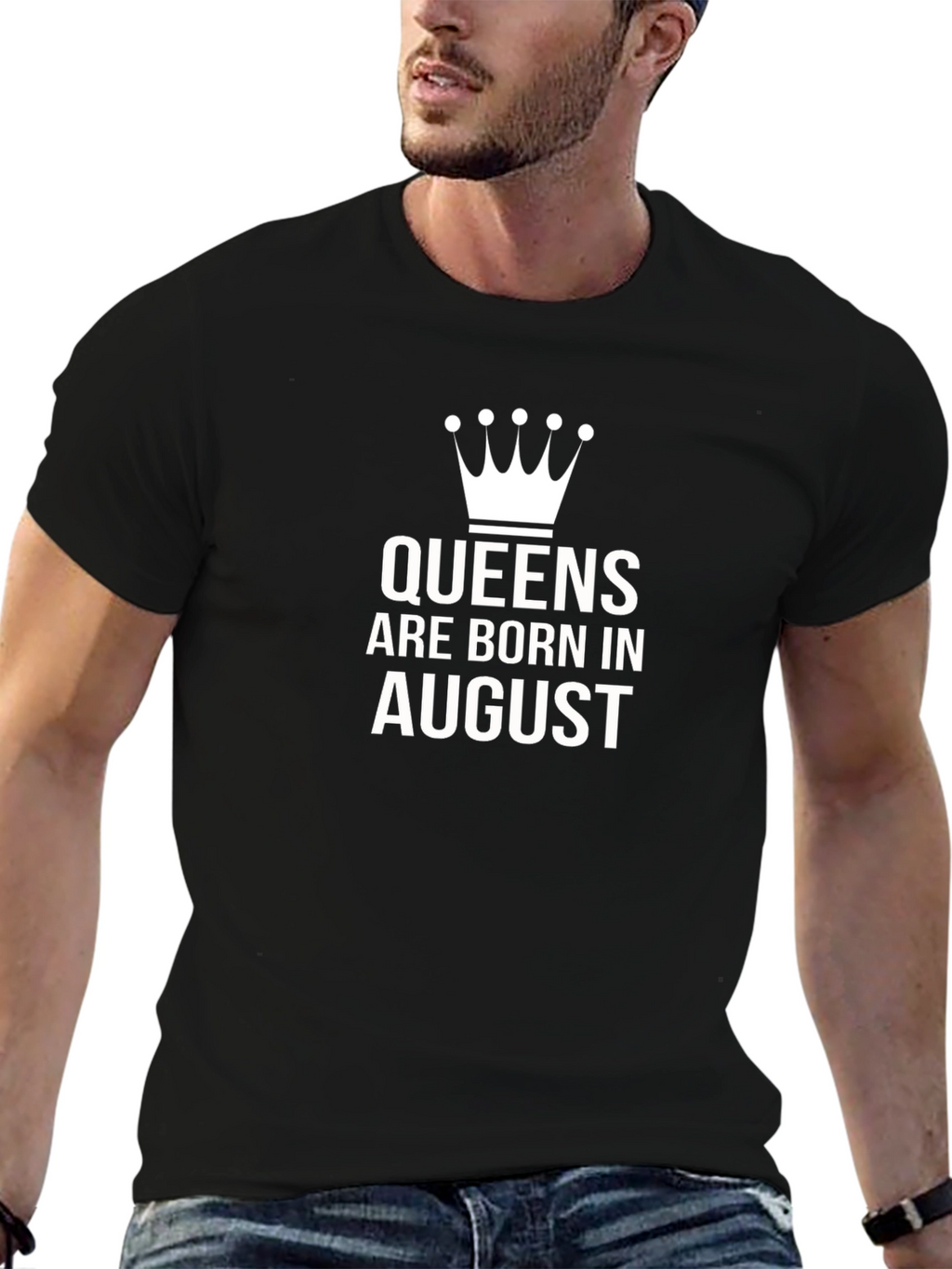 Queens Are Born In August T-Shirt