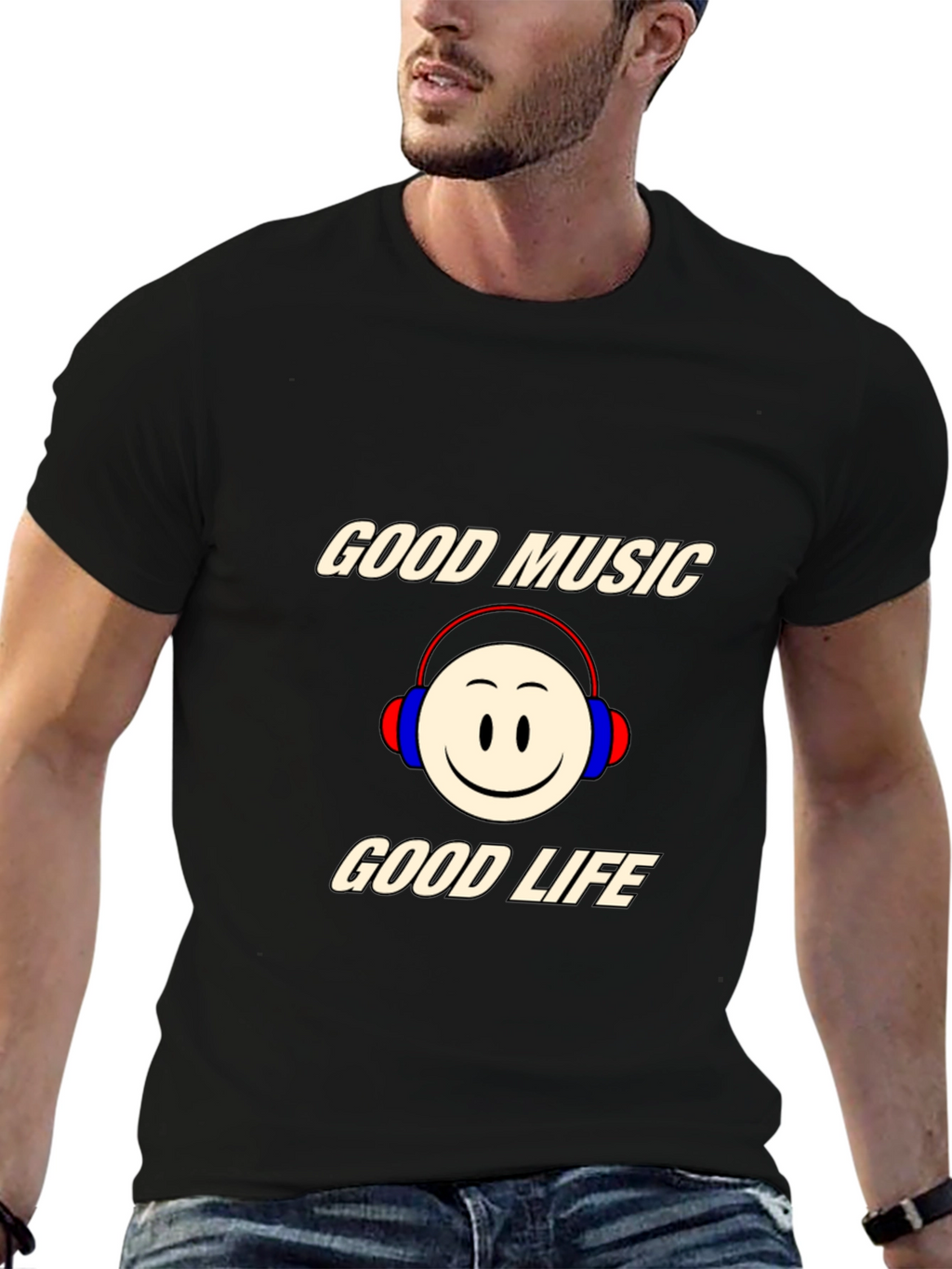 Good Music Good Life Graphic Tee