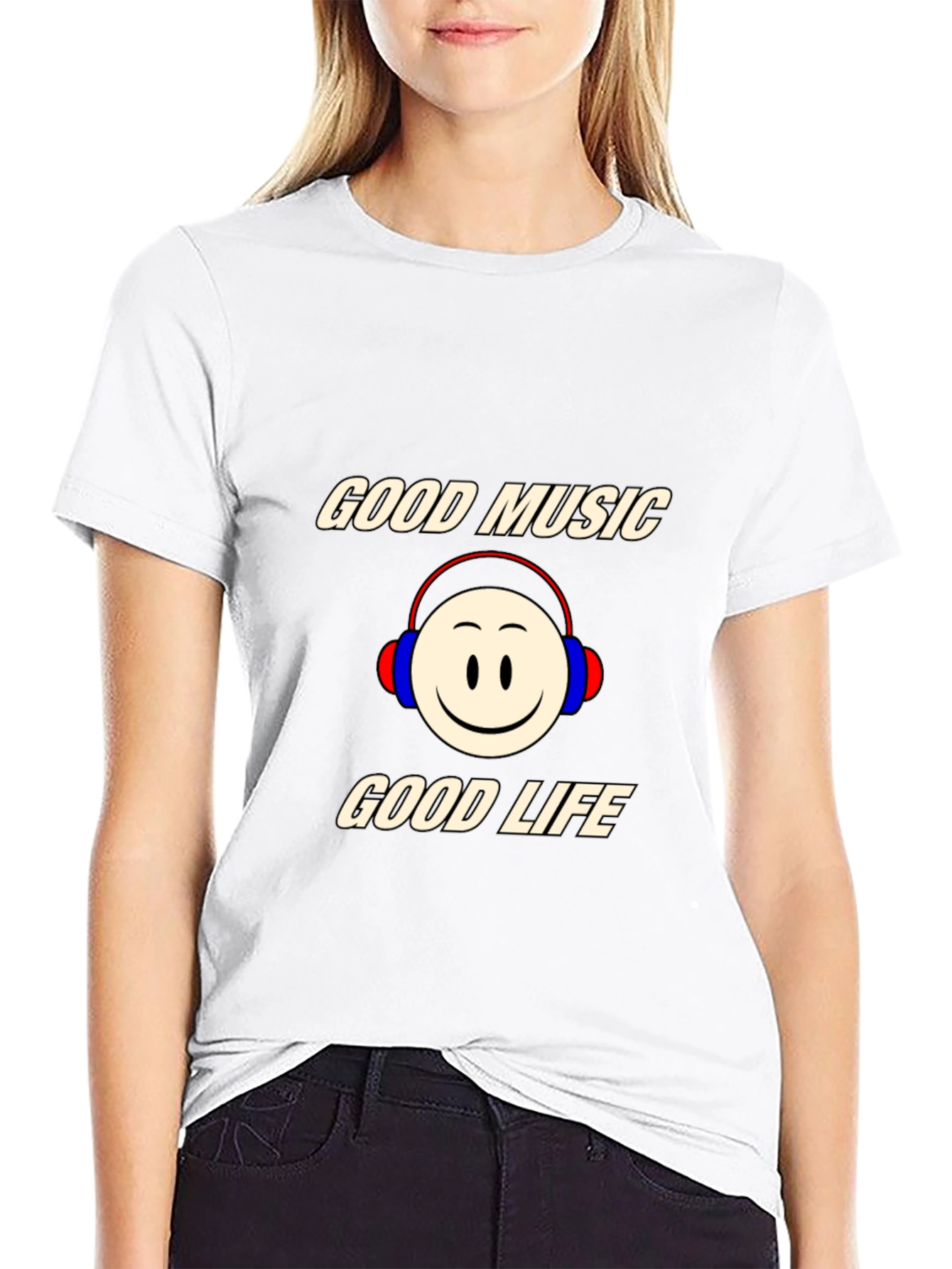 Good Music Good Life Graphic Tee