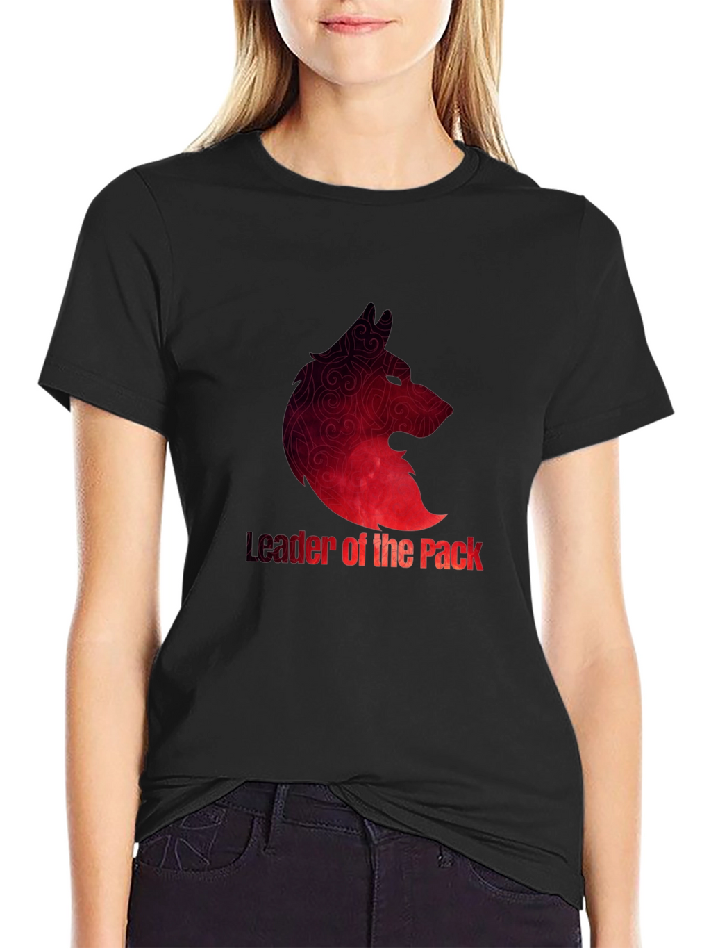 Leader of the Pack Wolf Graphic T-Shirt