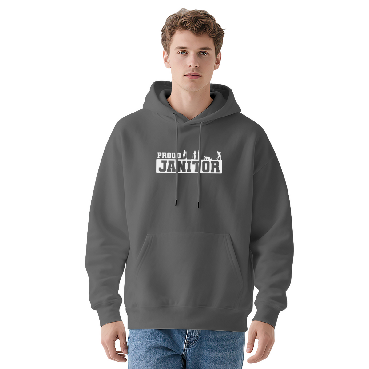 Janitor Hoodie - Premium Quality Graphic Pullover #0500