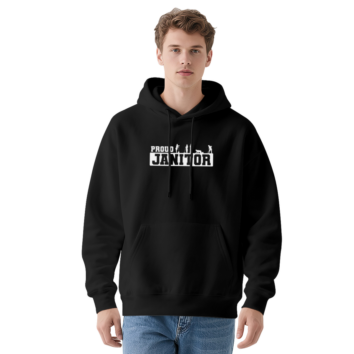 Janitor Hoodie - Premium Quality Graphic Pullover #0500