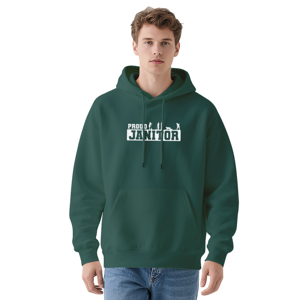 Janitor Hoodie - Premium Quality Graphic Pullover #0500