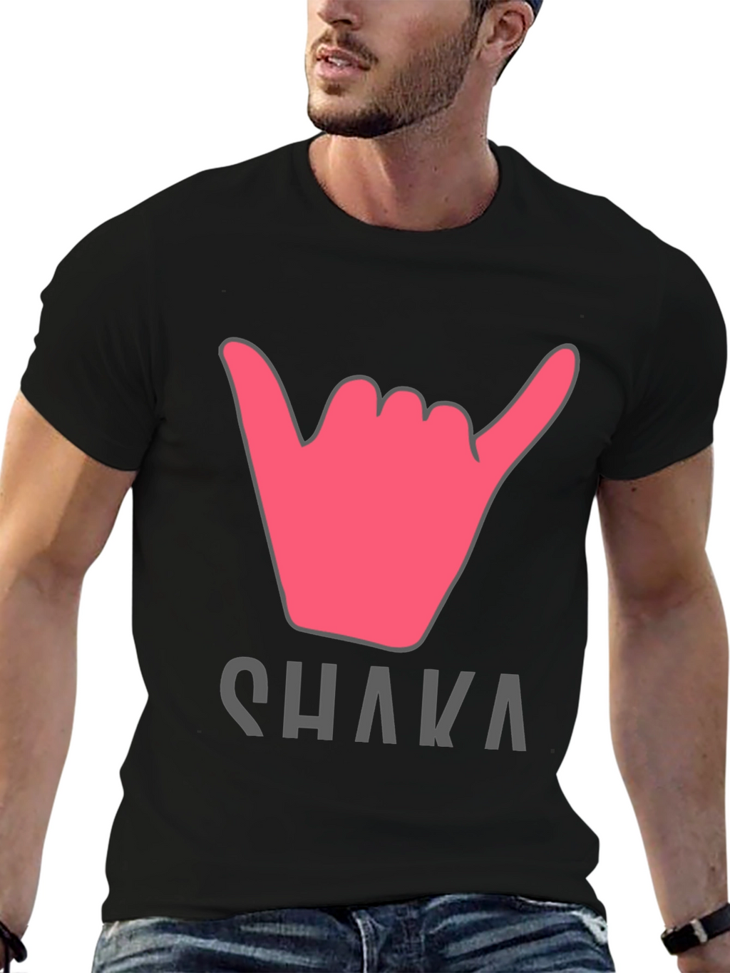 Shaka Hand T-Shirt - Relaxed Fit