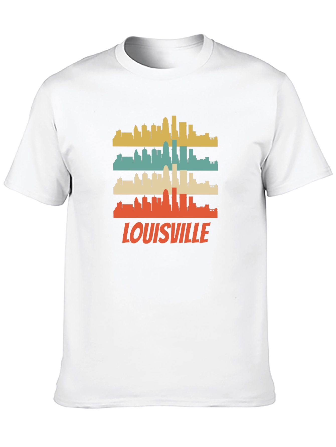 Louisville Skyline Retro T-Shirt