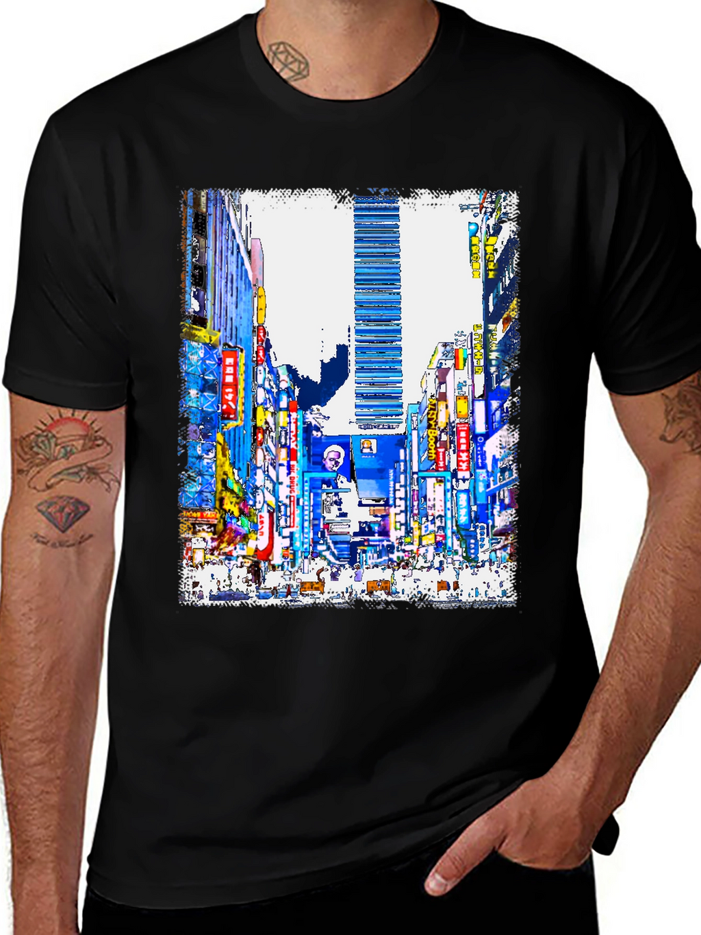 Cityscape Graphic Print T-Shirt