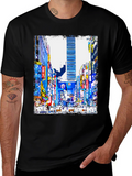 Cityscape Graphic Print T-Shirt