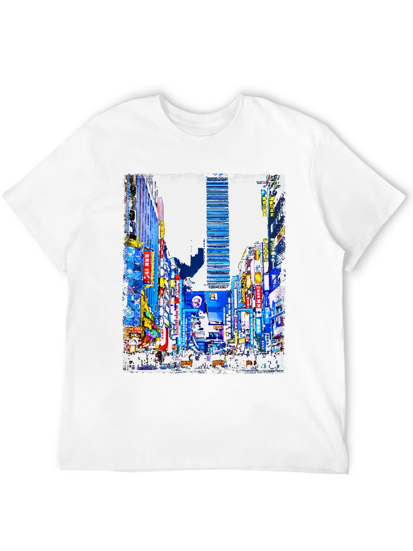 Cityscape Graphic Print T-Shirt