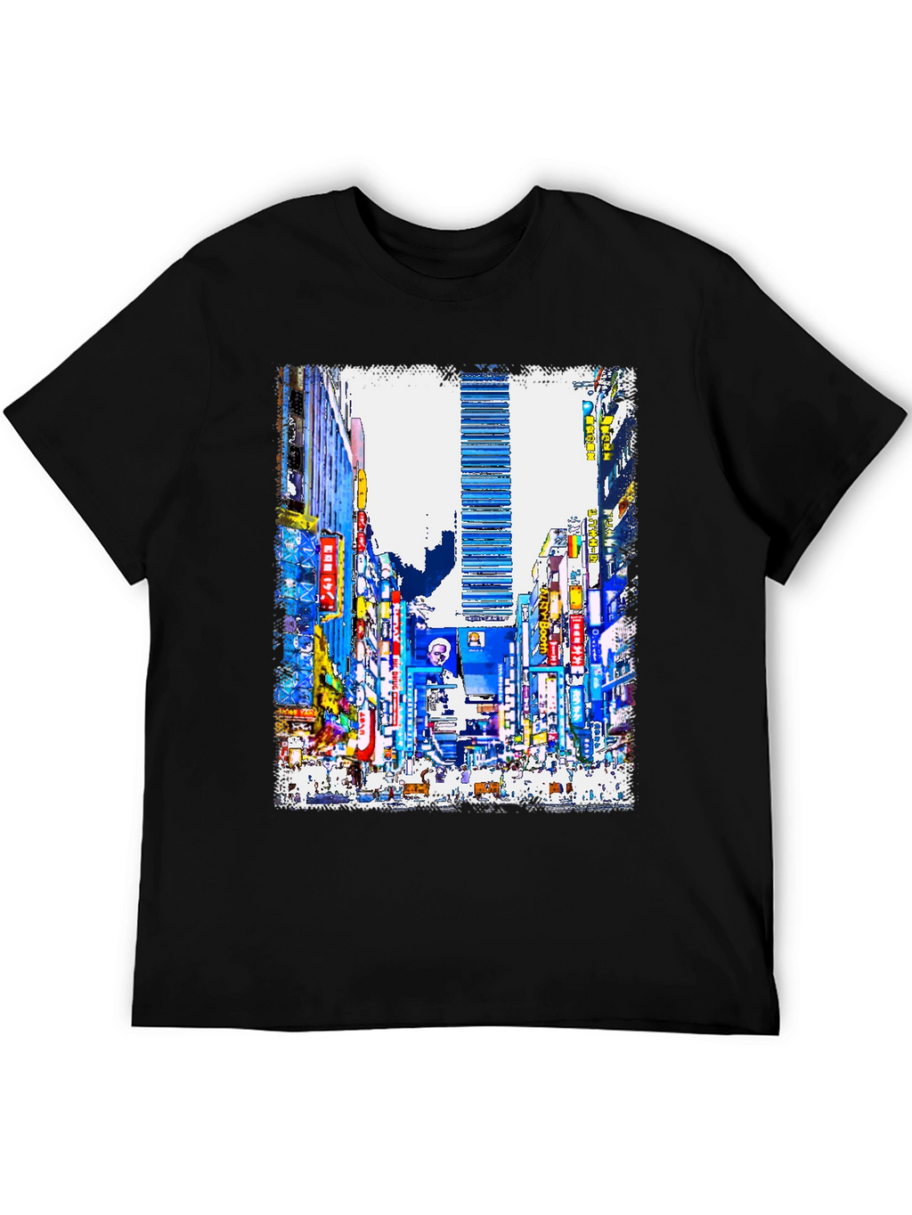 Cityscape Graphic Print T-Shirt
