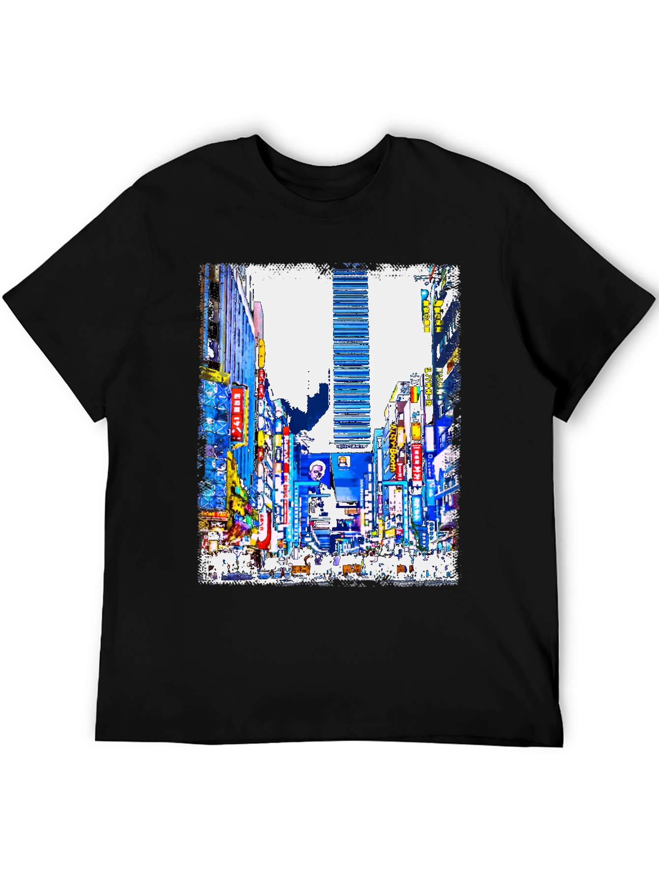 Cityscape Graphic Print T-Shirt