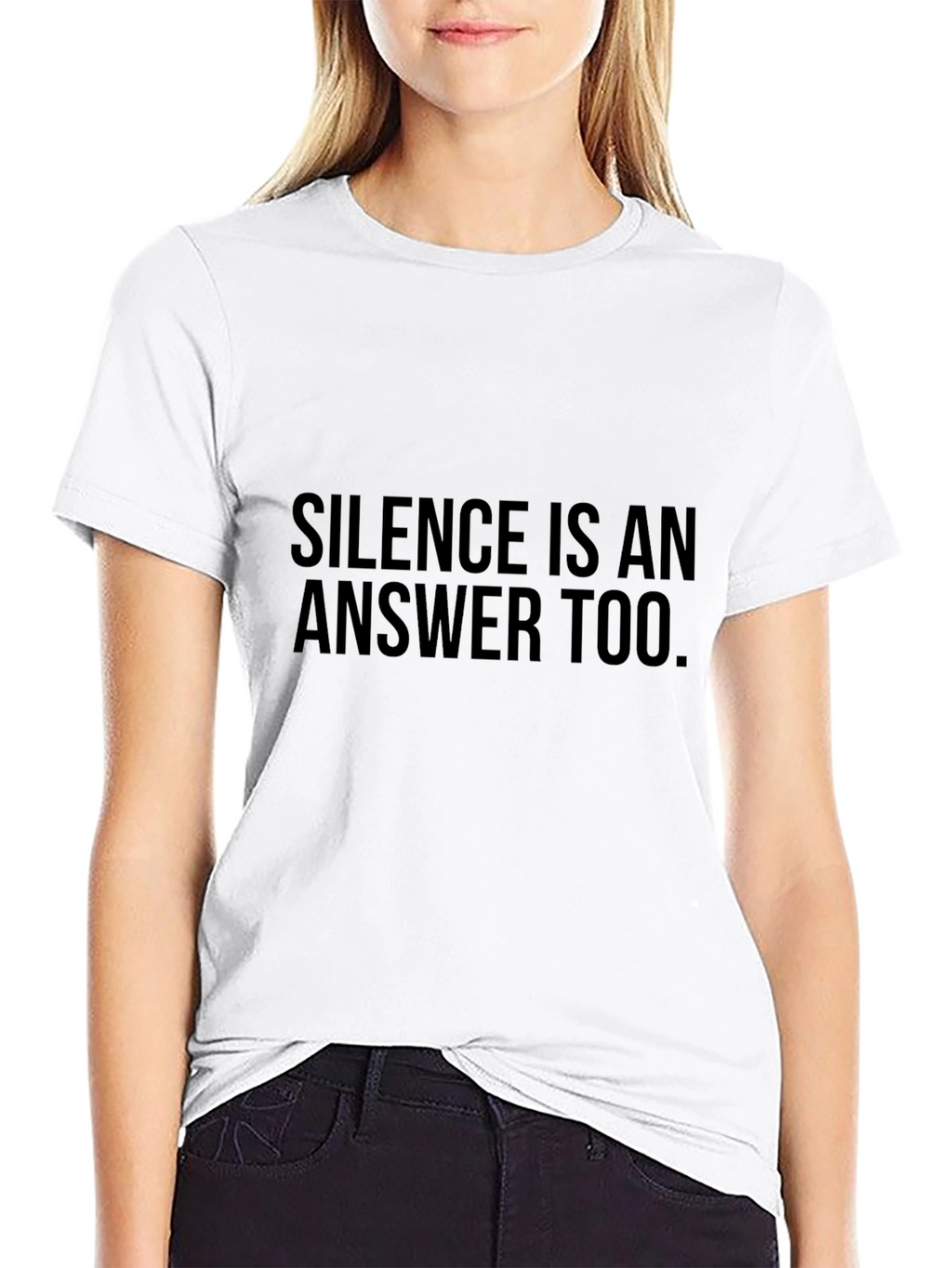 Silence Is An Answer Tee - Mens Graphic T-Shirt