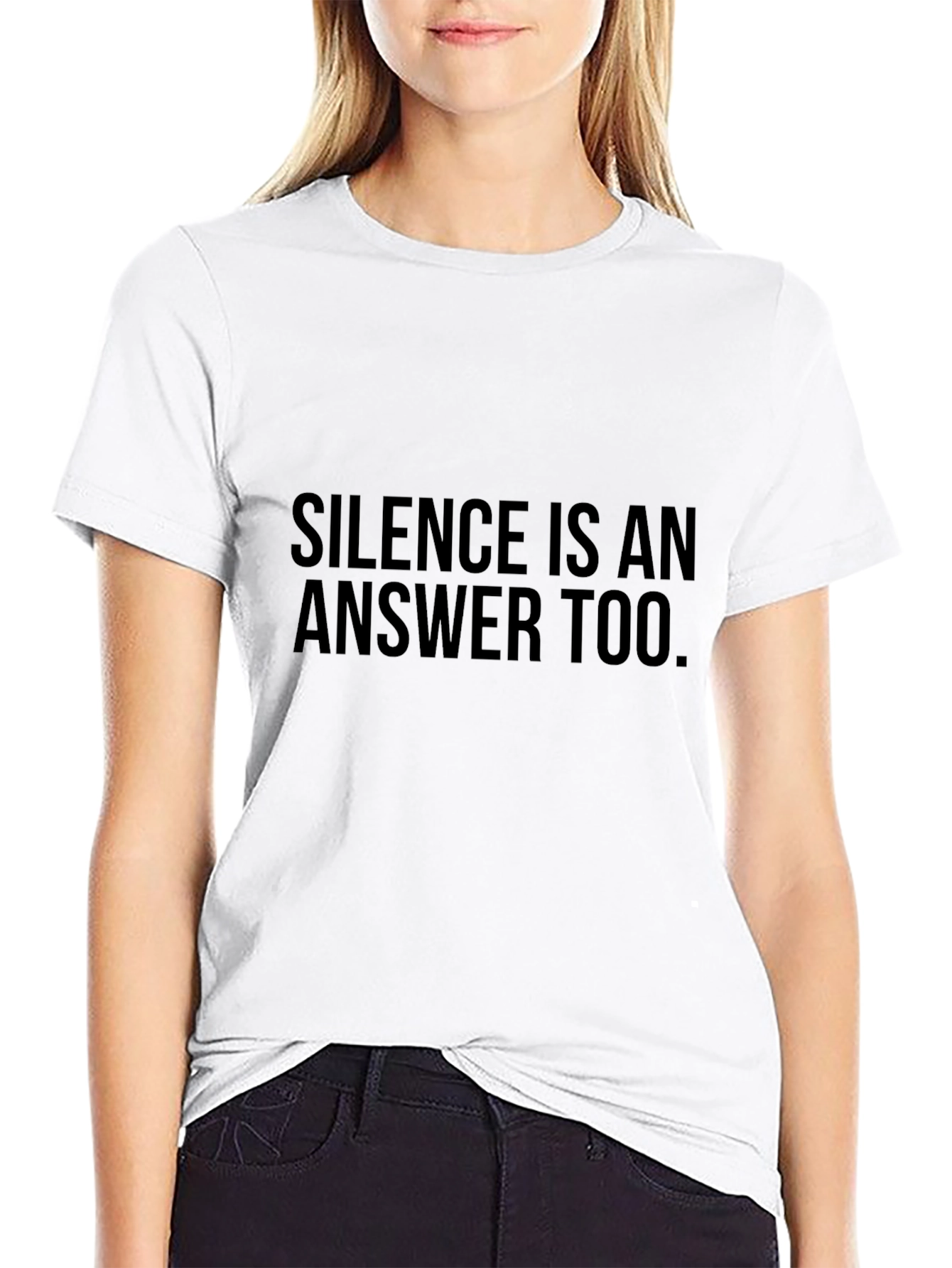 Silence Is An Answer Tee - Mens Graphic T-Shirt
