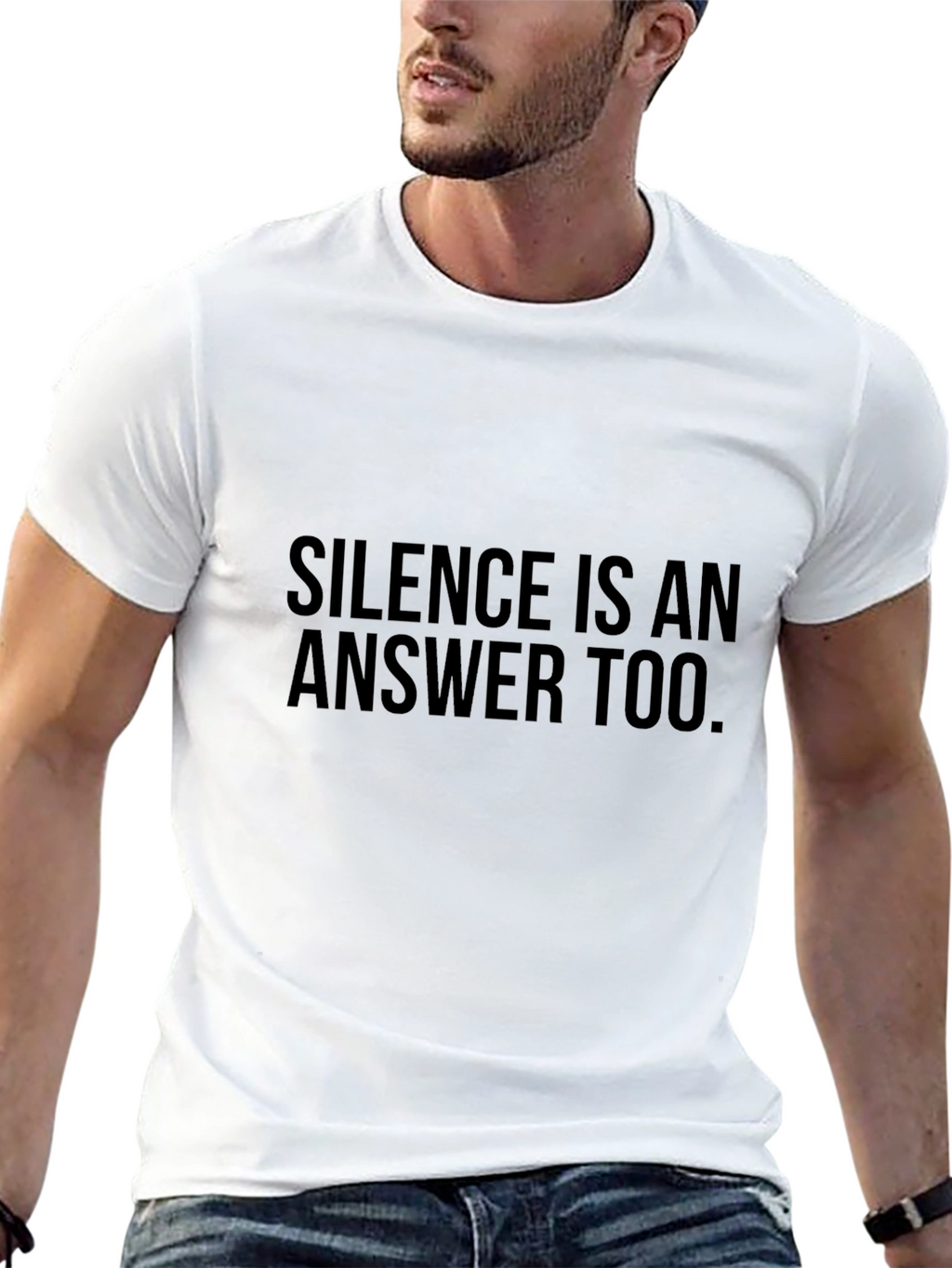 Silence Is An Answer Tee - Mens Graphic T-Shirt