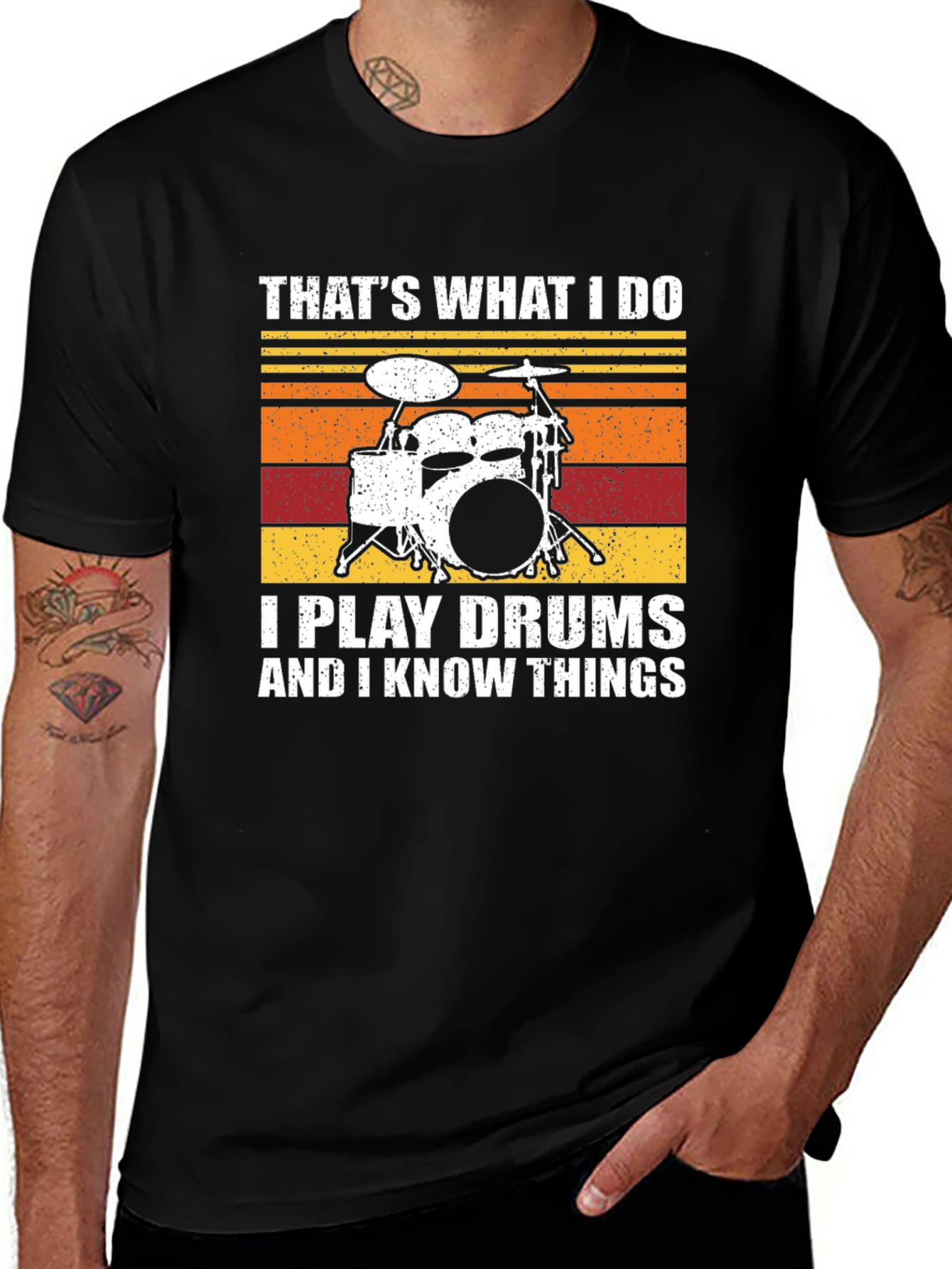 Thats What I Do I Play Drums T-Shirt