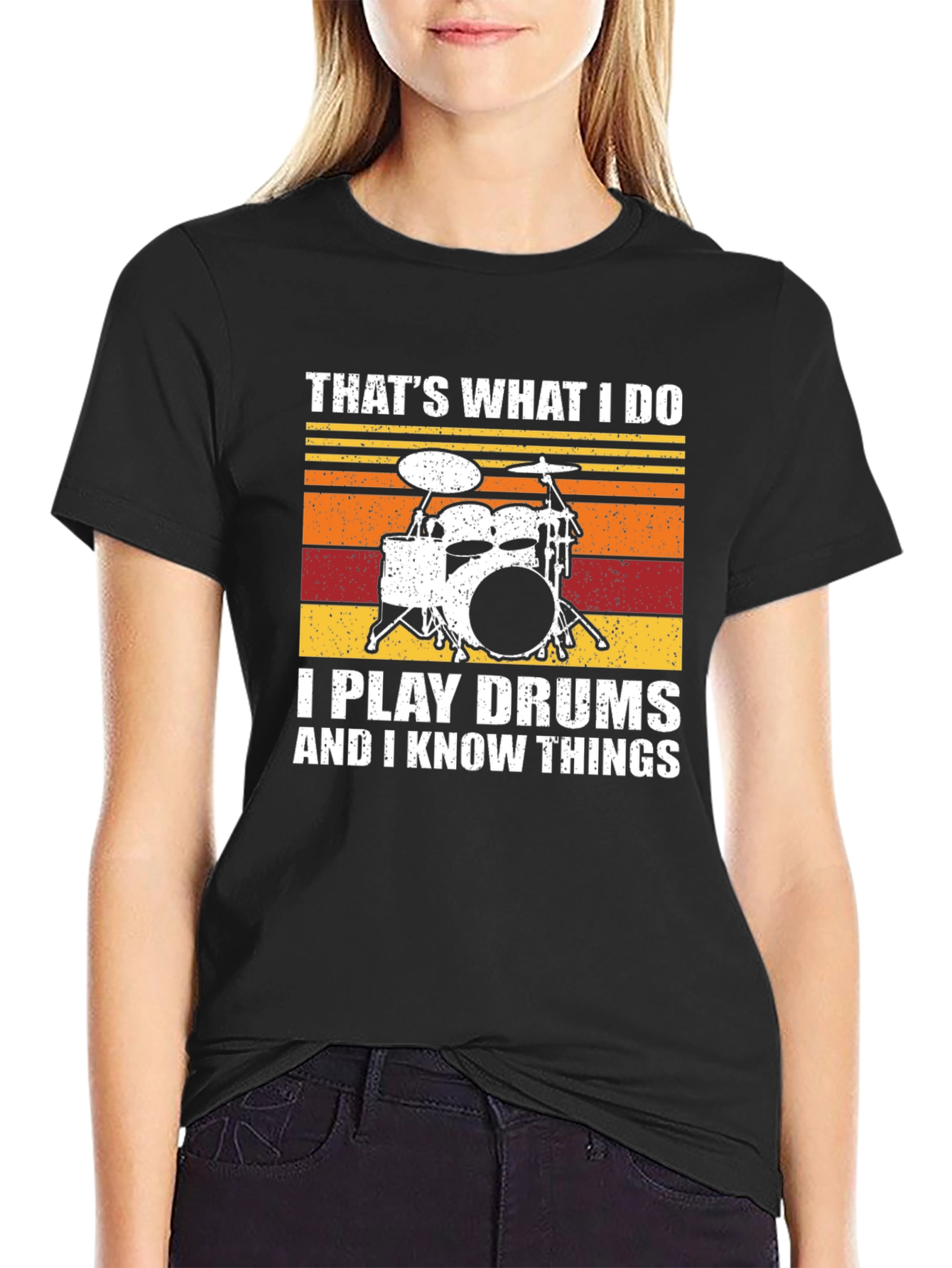 Thats What I Do I Play Drums T-Shirt