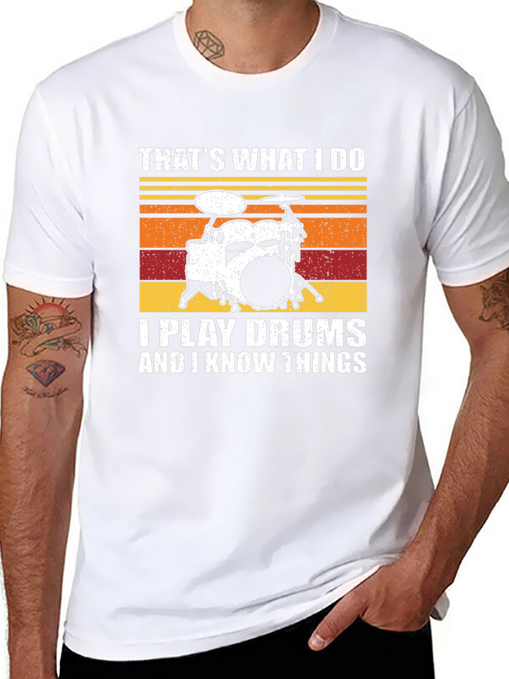 Thats What I Do I Play Drums T-Shirt