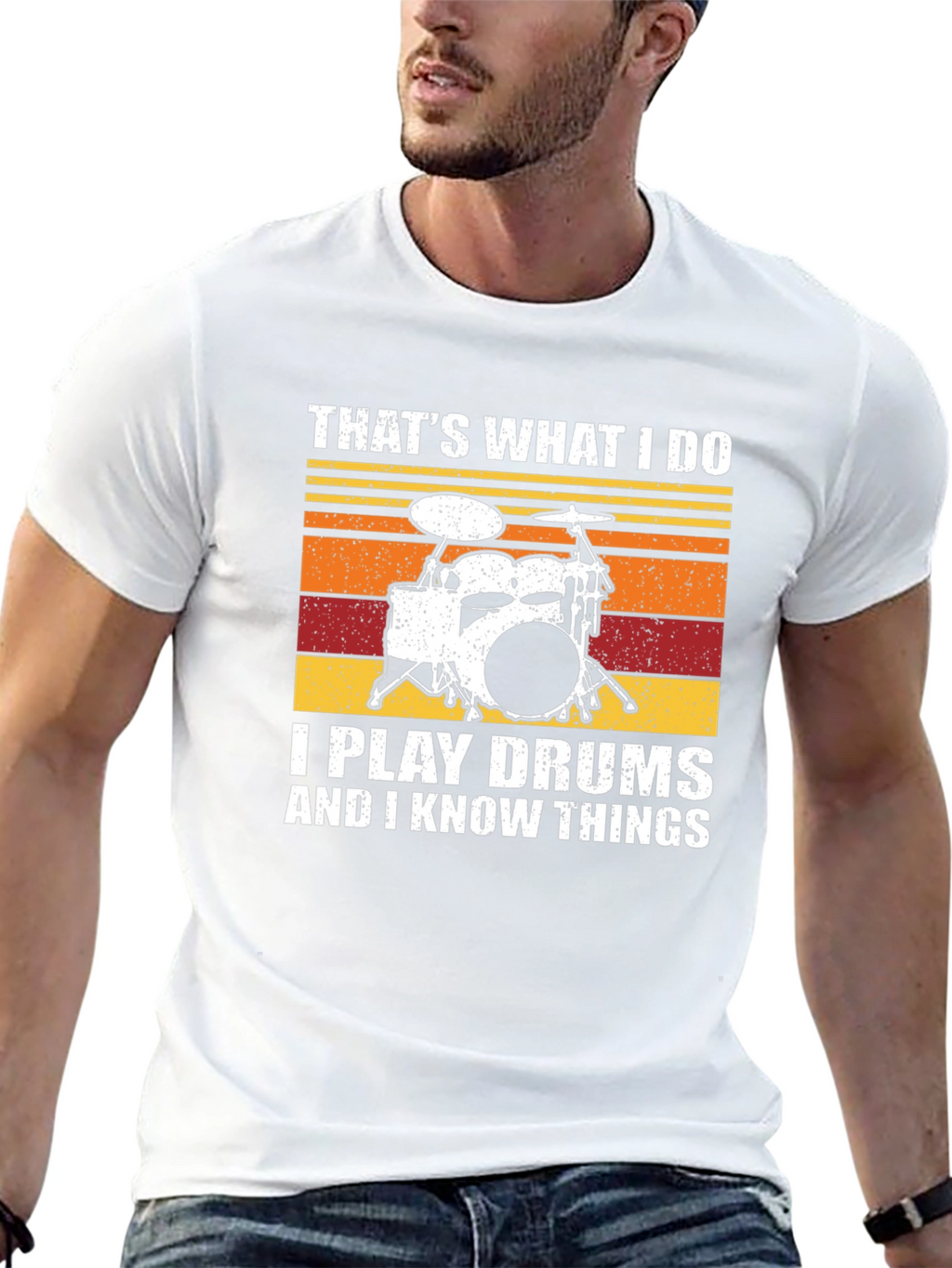 Thats What I Do I Play Drums T-Shirt