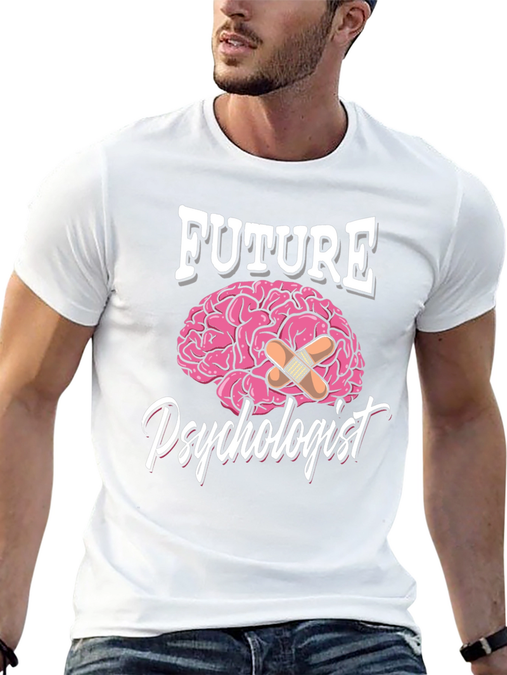 Future Psychologist Graphic T-Shirt - Brain Humor