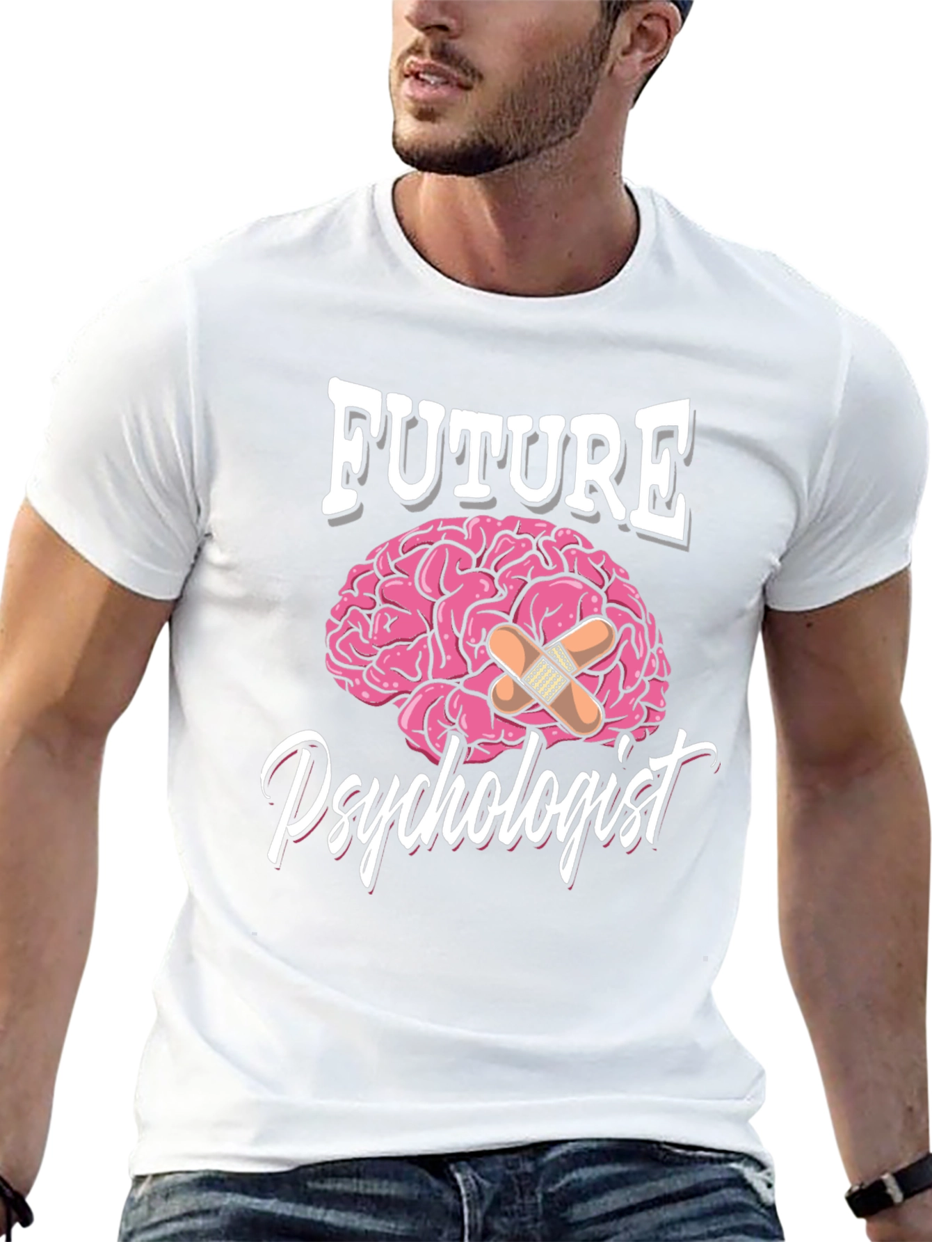 Future Psychologist Graphic T-Shirt - Brain Humor