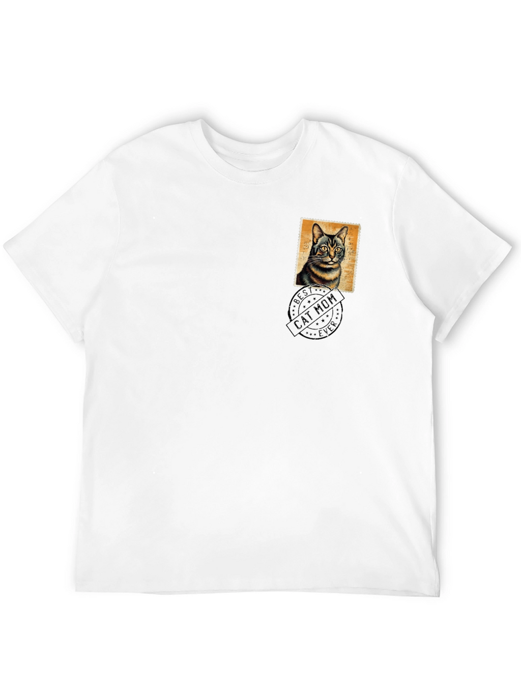 Best Cat Mom Ever Black T-Shirt