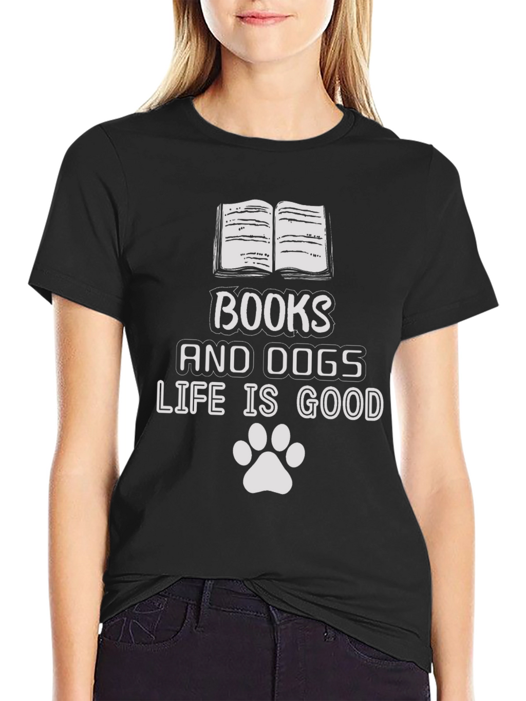 Books and Dogs T-Shirt