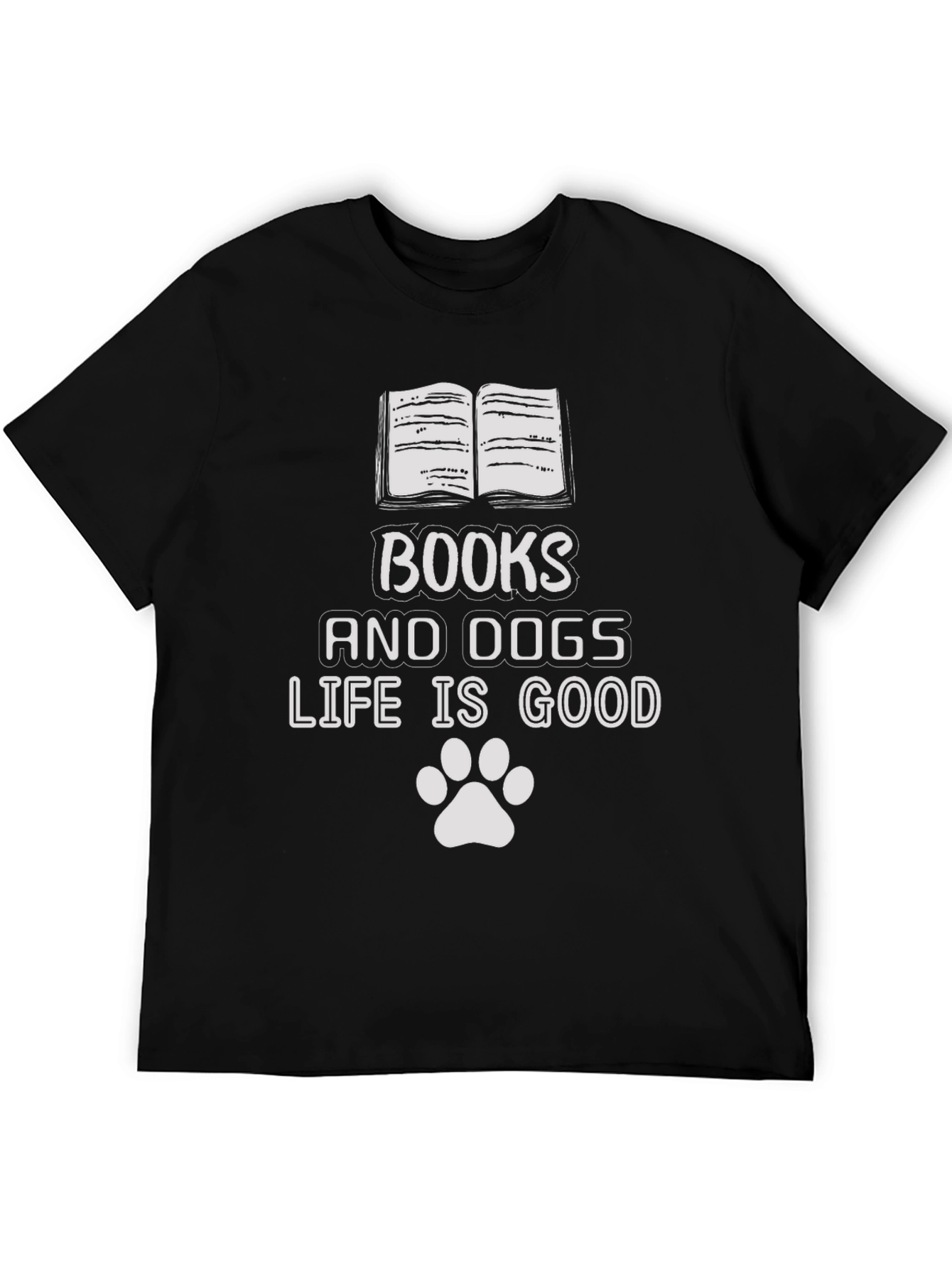 Books and Dogs T-Shirt