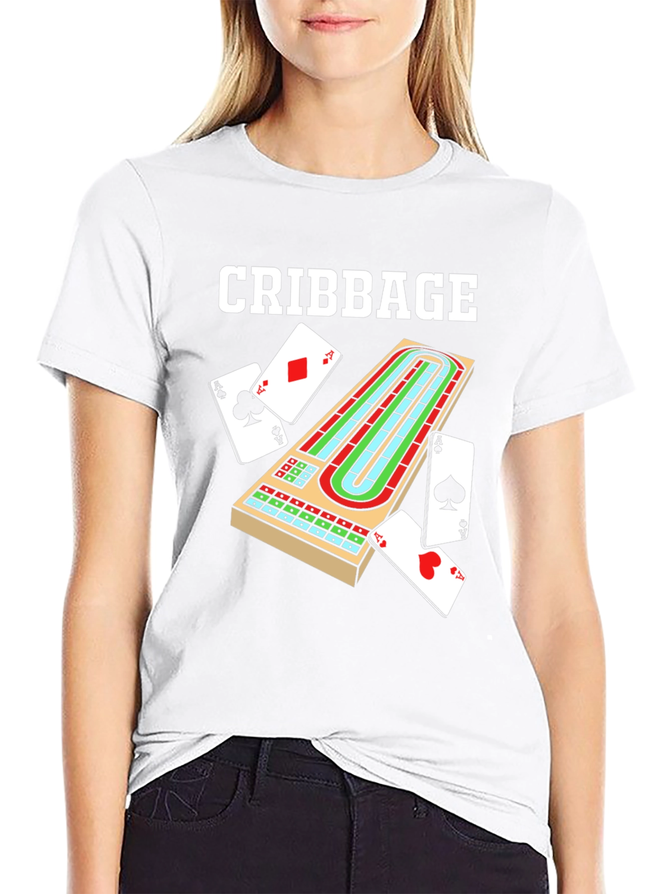 Cribbage Board T-Shirt Game Night Apparel