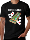 Cribbage Board T-Shirt Game Night Apparel