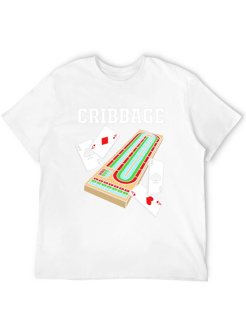 Cribbage Board T-Shirt Game Night Apparel