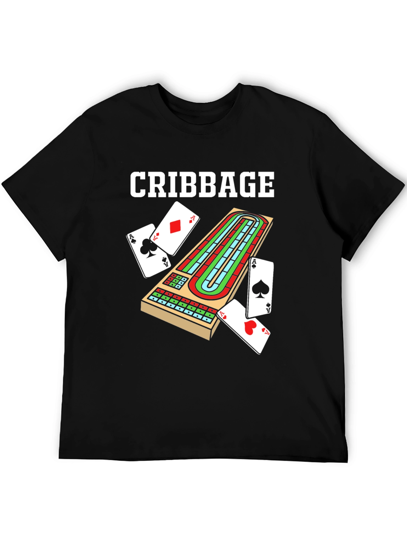 Cribbage Board T-Shirt Game Night Apparel