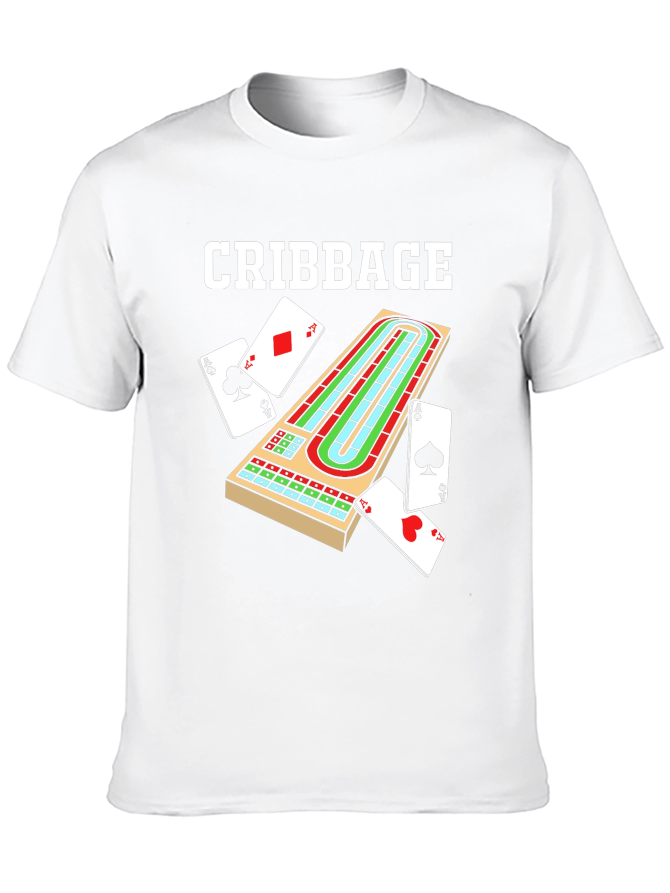 Cribbage Board T-Shirt Game Night Apparel