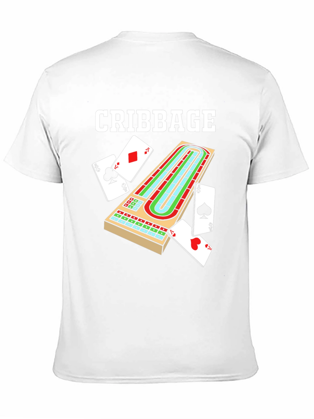 Cribbage Board T-Shirt Game Night Apparel