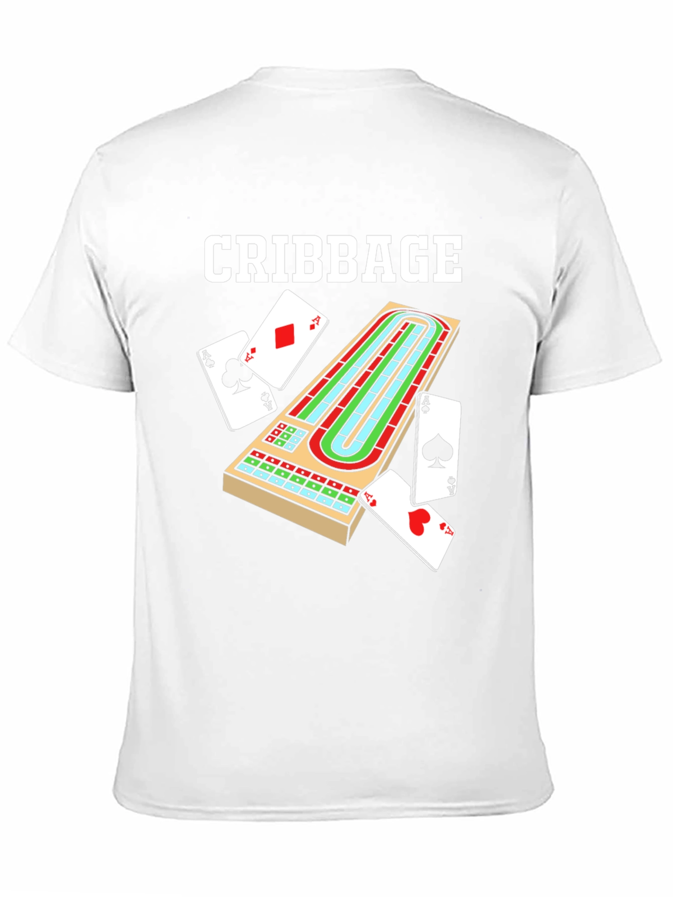 Cribbage Board T-Shirt Game Night Apparel