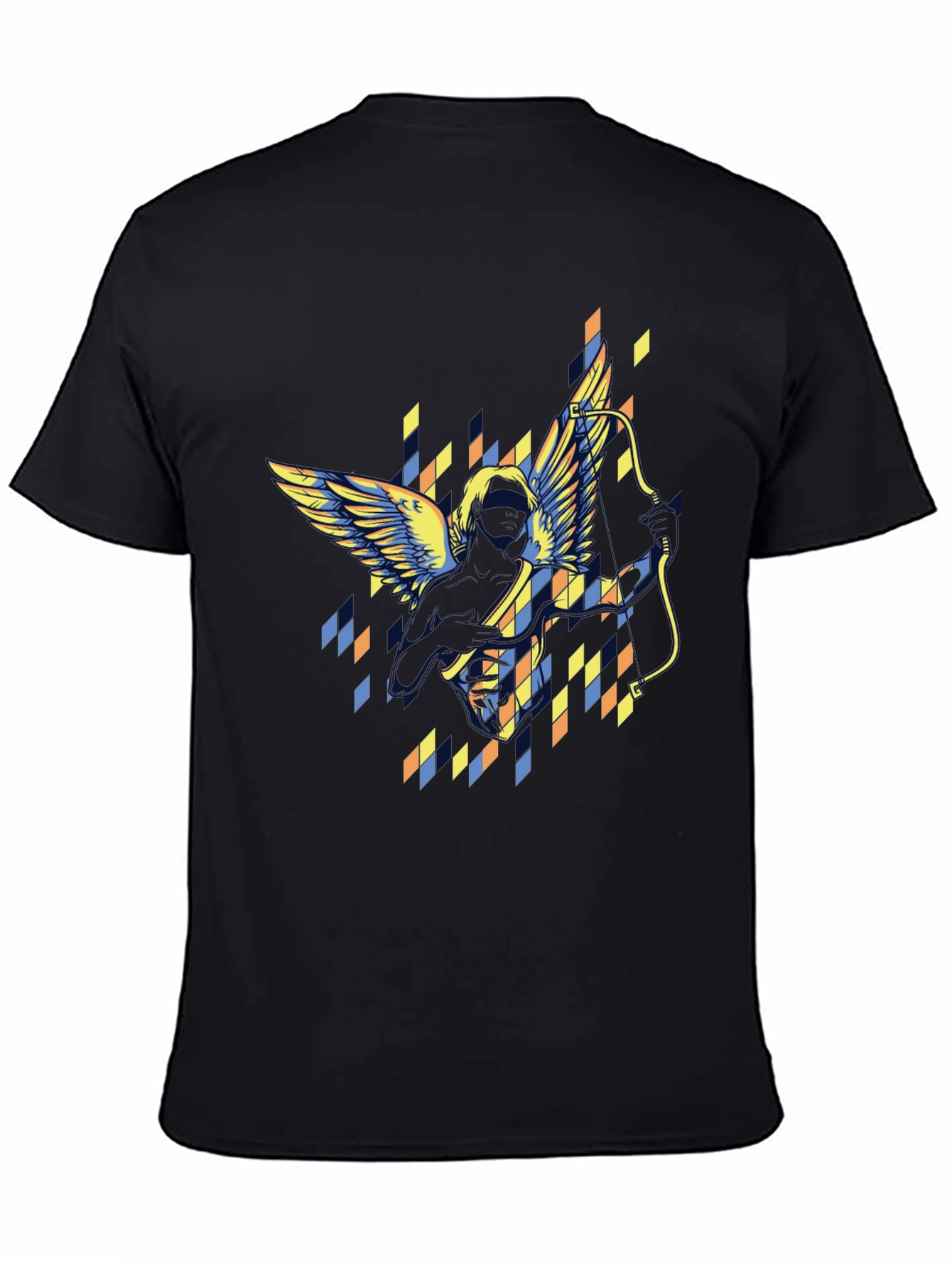 Archangel Graphic Print Black T-Shirt