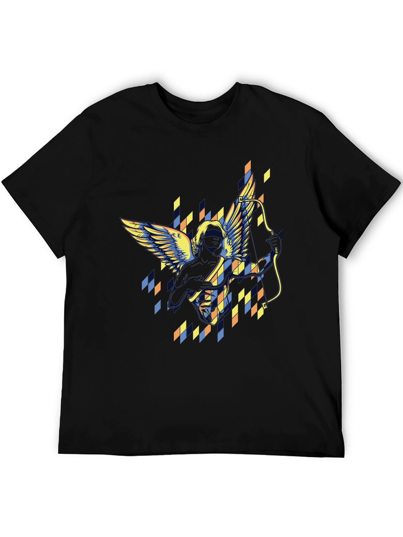 Archangel Graphic Print Black T-Shirt