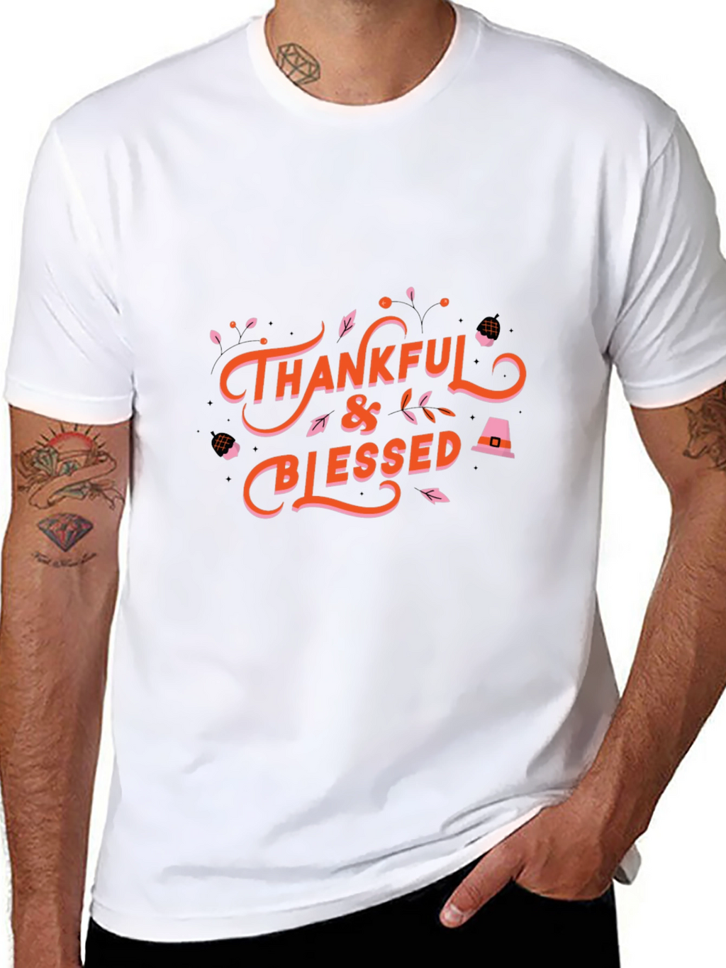 Thankful & Blessed Graphic Tee